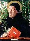 Giovanni Bellini Canvas Paintings - Portrait of Fra Theodoro da Urbino